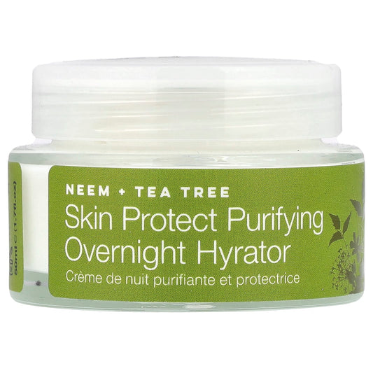 Urban Veda, Skin Protect Purifying Overnight Hydrator, Neem + Tea Tree, 1.7 fl oz (50 ml) - Image 1