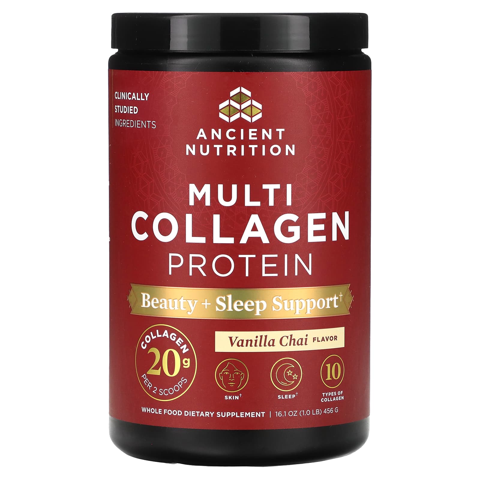 Multi Collagen Protein for Skin, Sleep & Joint Health by Ancient Nutrition - Image 1