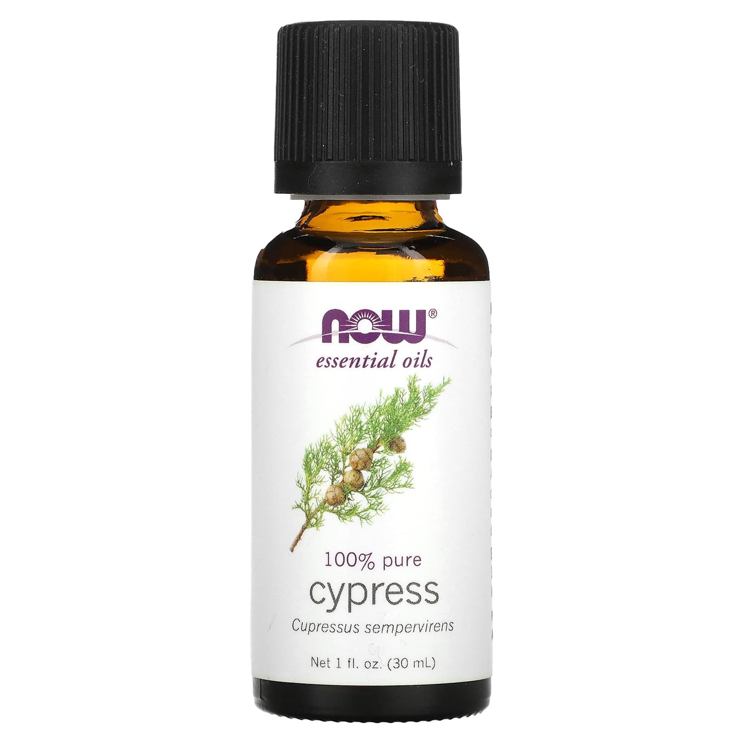 NOW Foods, Essential Oils, Cypress, 1 fl oz (30 ml) - Image 1