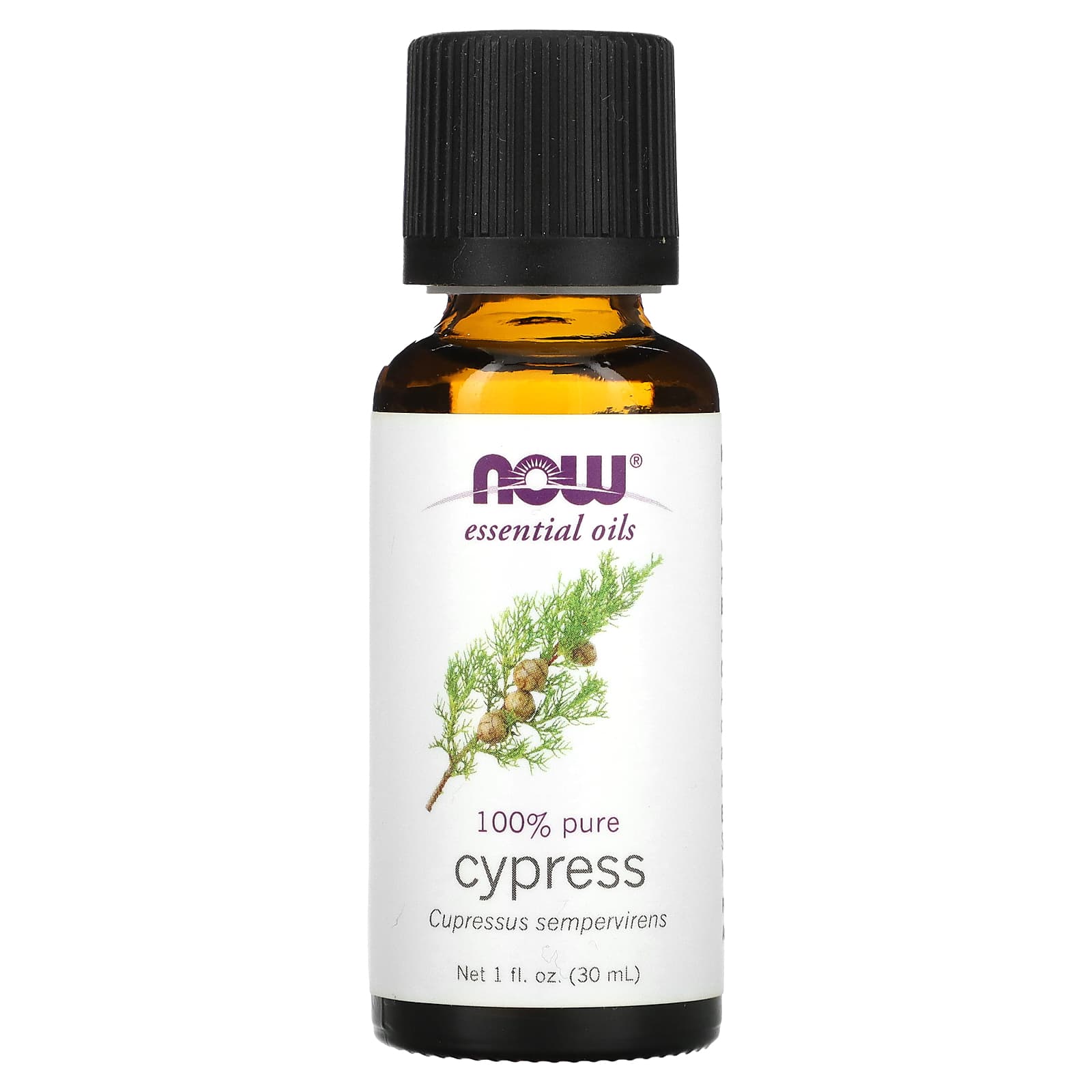 NOW Foods, Essential Oils, Cypress, 1 fl oz (30 ml) - Image 1