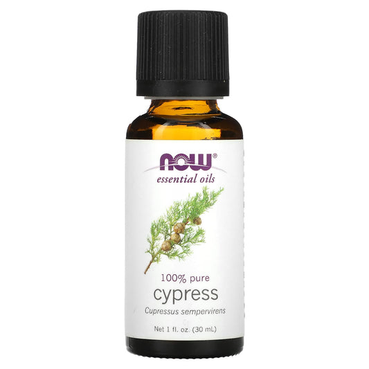 NOW Foods, Essential Oils, Cypress, 1 fl oz (30 ml) - Image 1