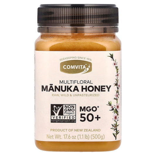 Comvita Multifloral Manuka Honey MGO 50+ 17.6 oz (500g) - Pure New Zealand - Image 1