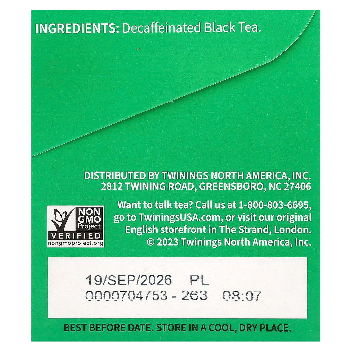 Twinings, Pure Black Tea, Irish Breakfast, Decaffeinated, 20 Tea Bags, 1.41 oz (40 g) - Image 2