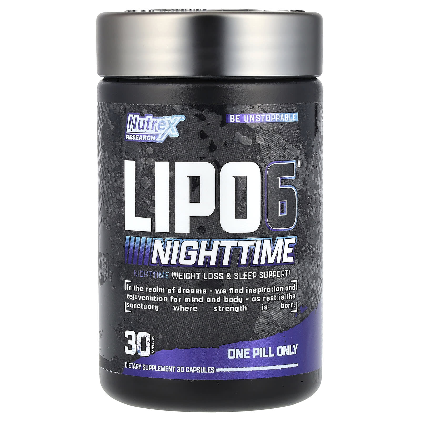 Nutrex Research, LIPO 6®, Nighttime, 30 Caps - Image 1