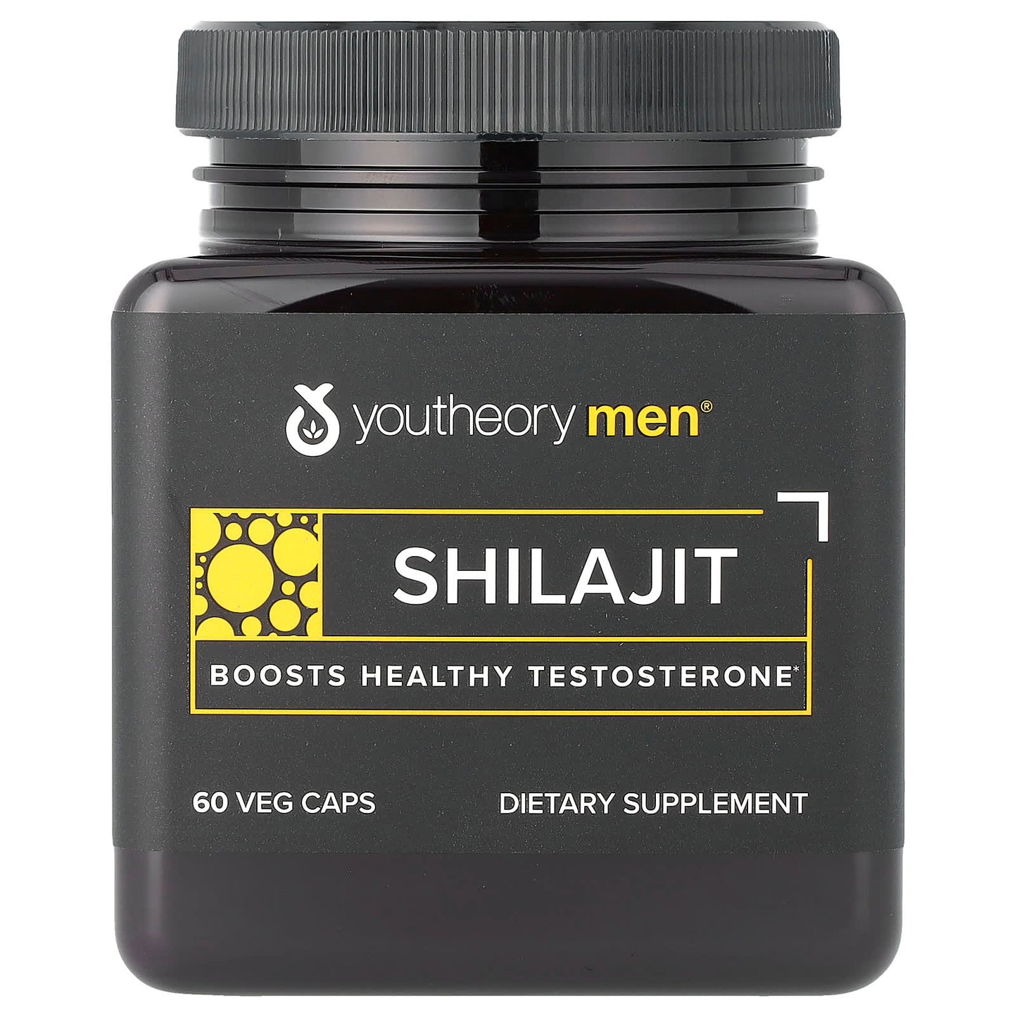 Youtheory, Men®, Shilajit, 60 Veg Caps (250 mg per Capsule) - Image 1
