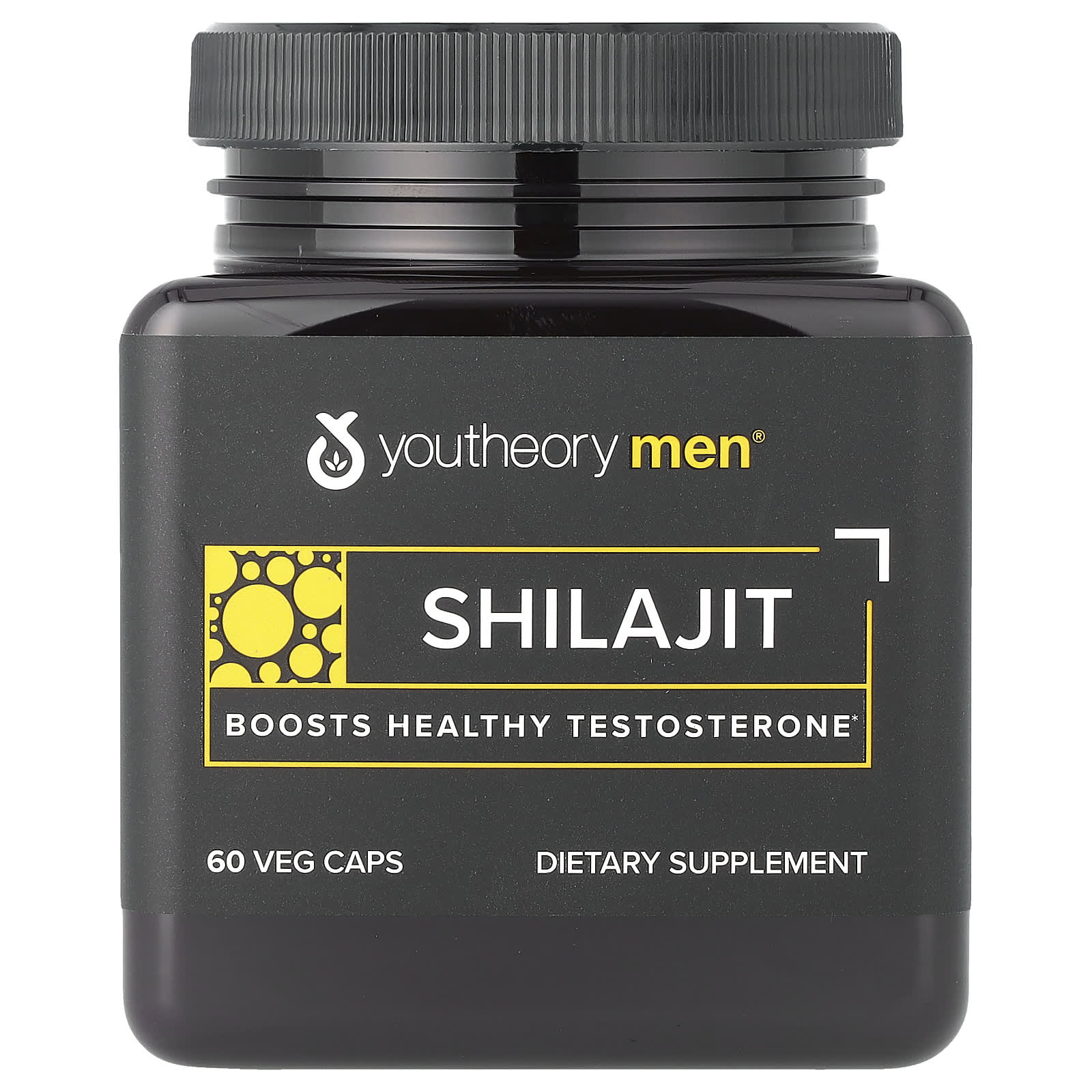 Youtheory, Men®, Shilajit, 60 Veg Caps (250 mg per Capsule) - Image 1