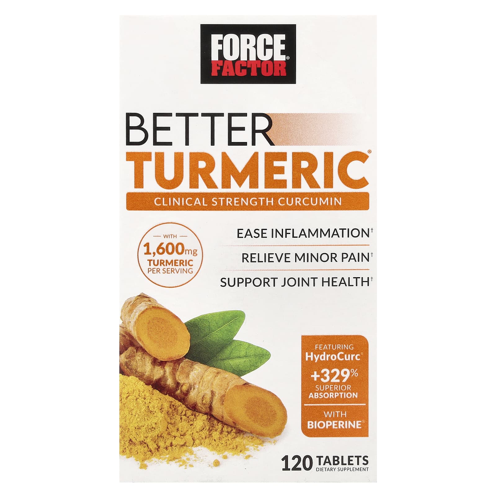 Force Factor Turmeric Supplement for Joint Health & Inflammation Relief - Image 1