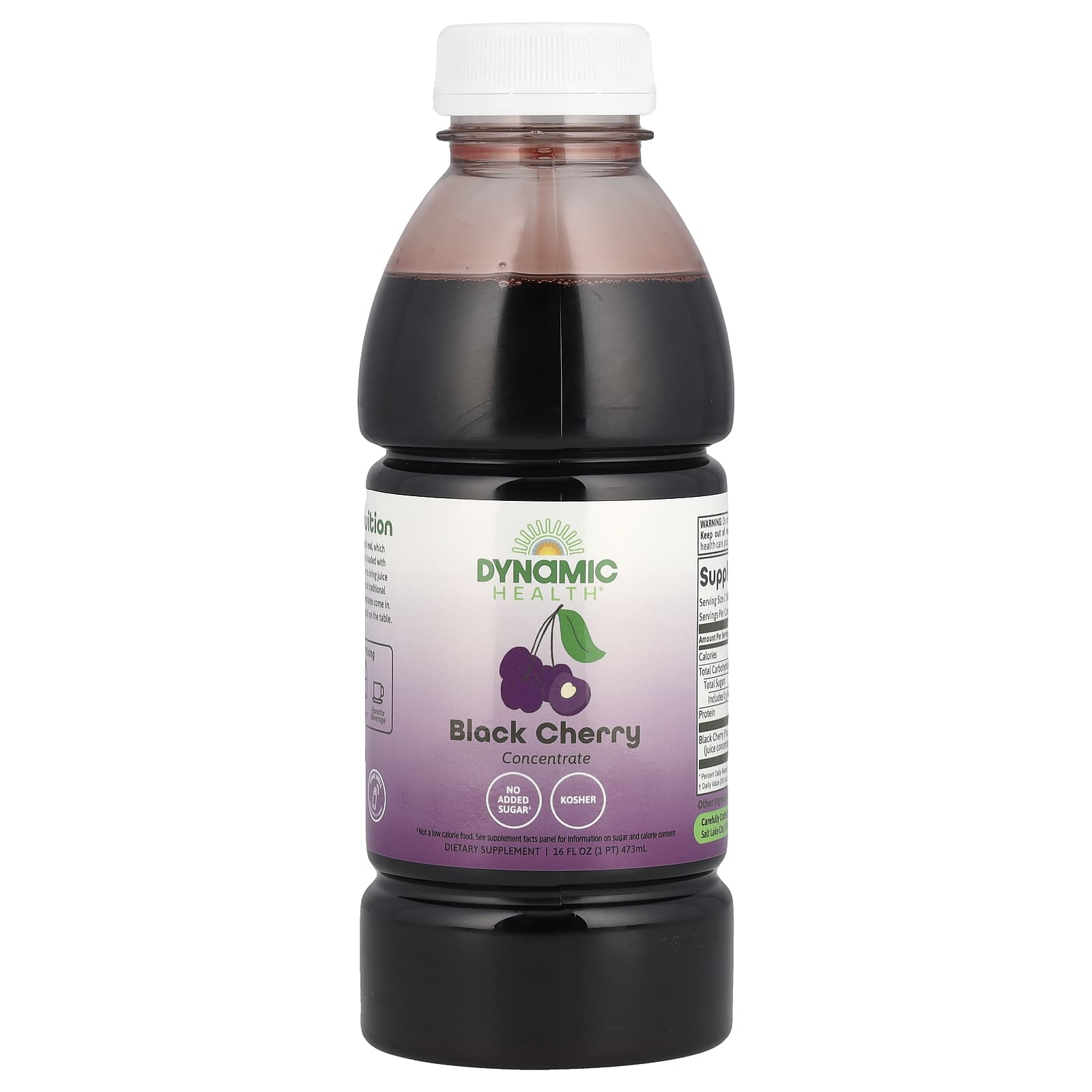 Black Cherry Concentrate by Dynamic Health - No Added Sugar - Image 1