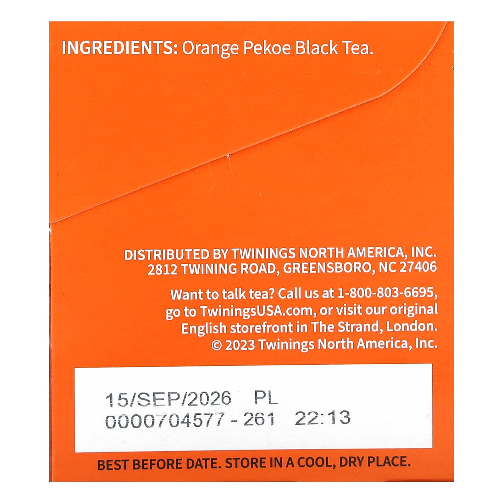 Twinings, Ceylon Pure Black Tea, 20 Tea Bags, 1.41 oz (40 g) - Image 2