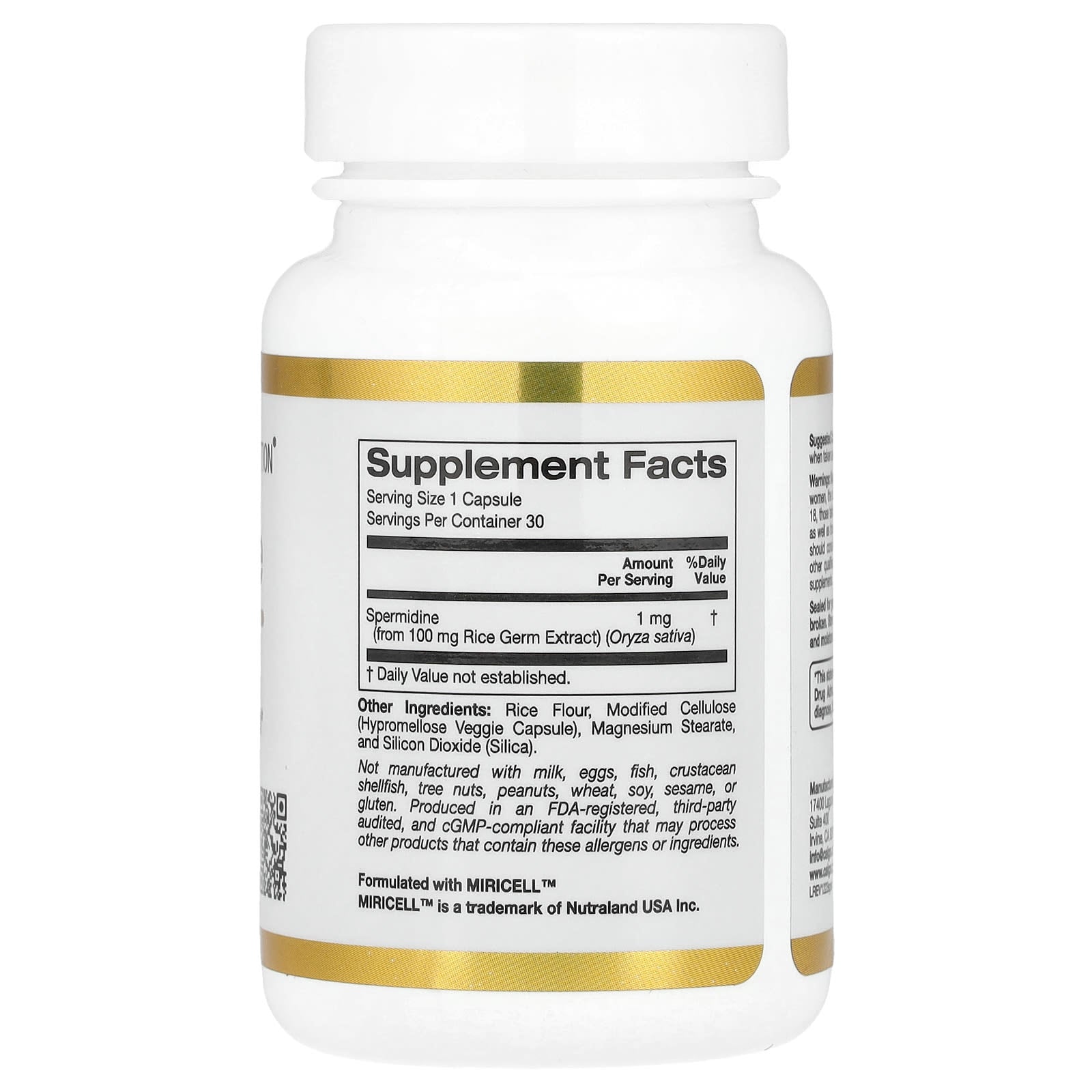 Spermidine Rice Germ Extract Supplement for Cellular Health & Aging - Image 2