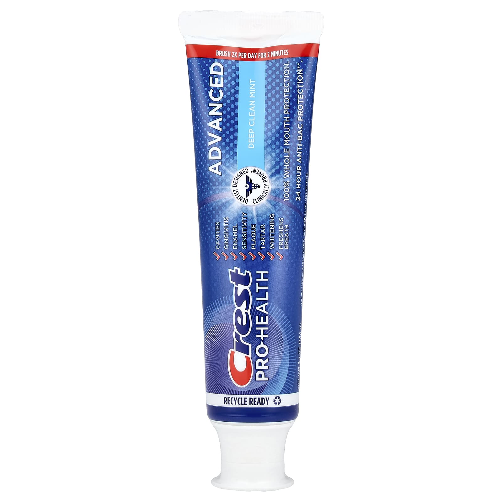 Crest Pro-Health Advanced Fluoride Toothpaste, Deep Clean Mint, 5.1 oz - Image 1