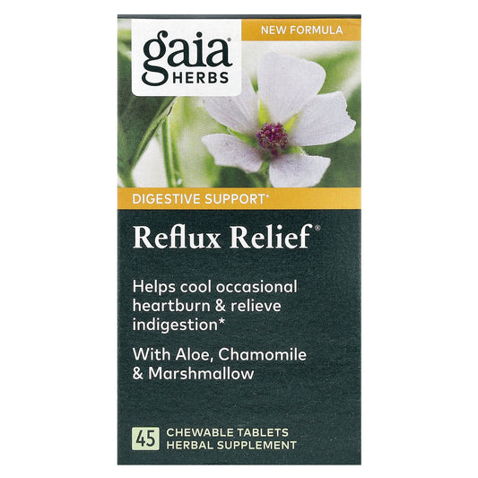 Reflux Relief - Natural Heartburn & Indigestion Chewable Tablets - Image 1