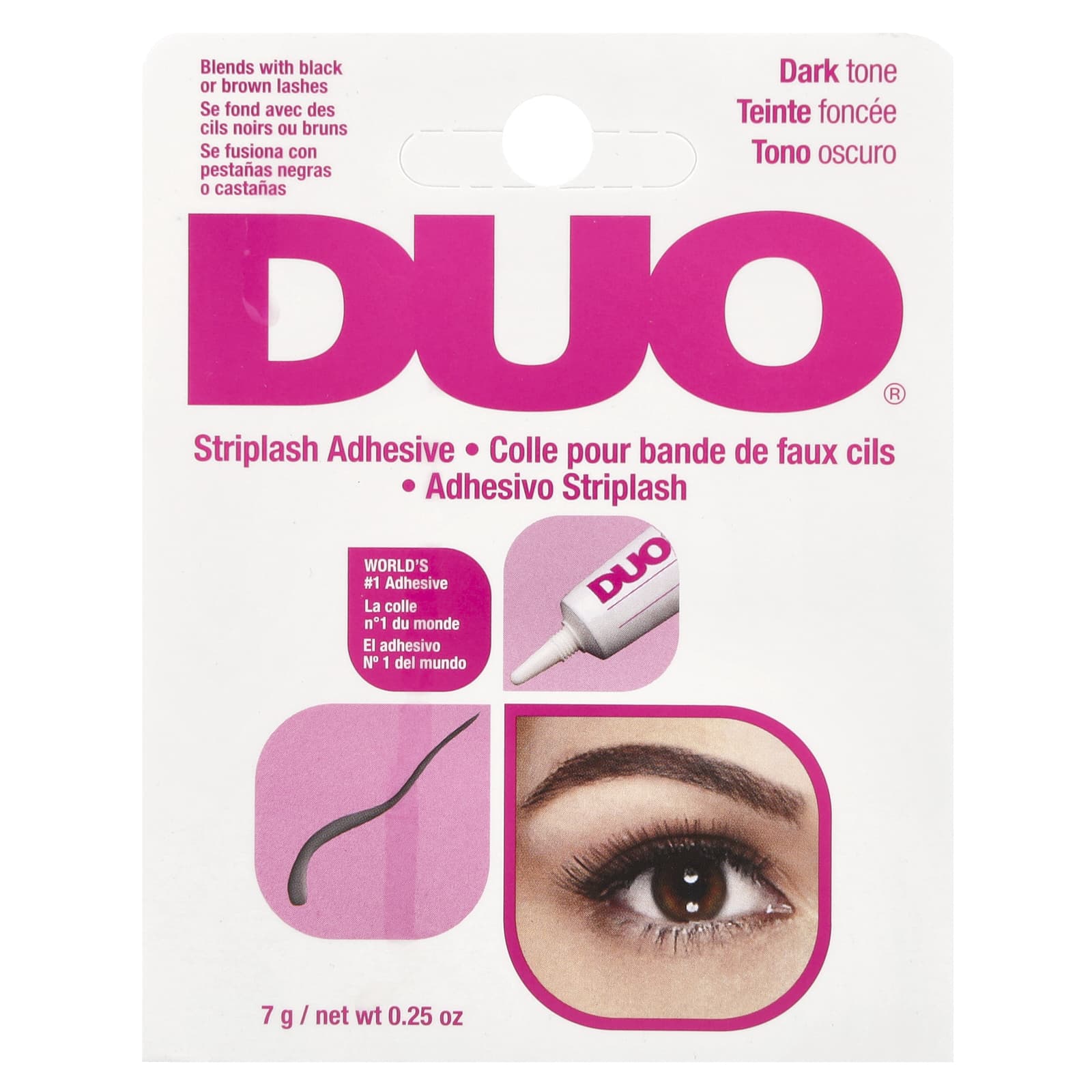 DUO Strip Lash Adhesive Dark 0.25 oz - Long Lasting & Easy to Apply - Image 2