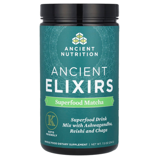 Ancient Nutrition Superfood Matcha Powder - Keto Friendly Energy & Adaptogens - Image 1