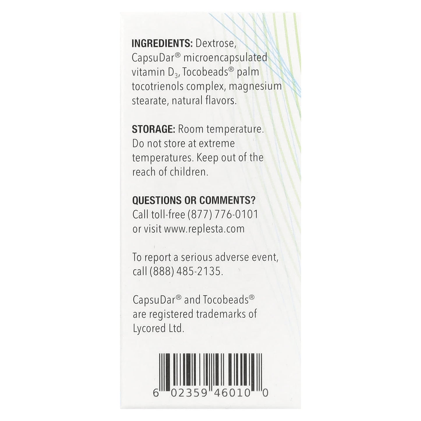 Replesta, Cholecalciferol, Vitamin D3, Natural Orange, 50,000 IU, 4 Chewable Wafers, 0.1 oz (3 g) Each - Image 2