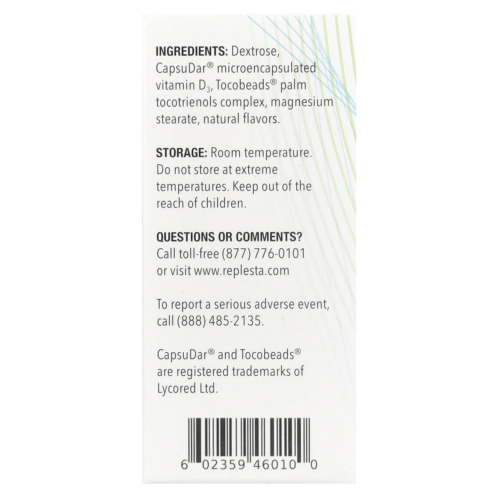 Replesta, Cholecalciferol, Vitamin D3, Natural Orange, 50,000 IU, 4 Chewable Wafers, 0.1 oz (3 g) Each - Image 2
