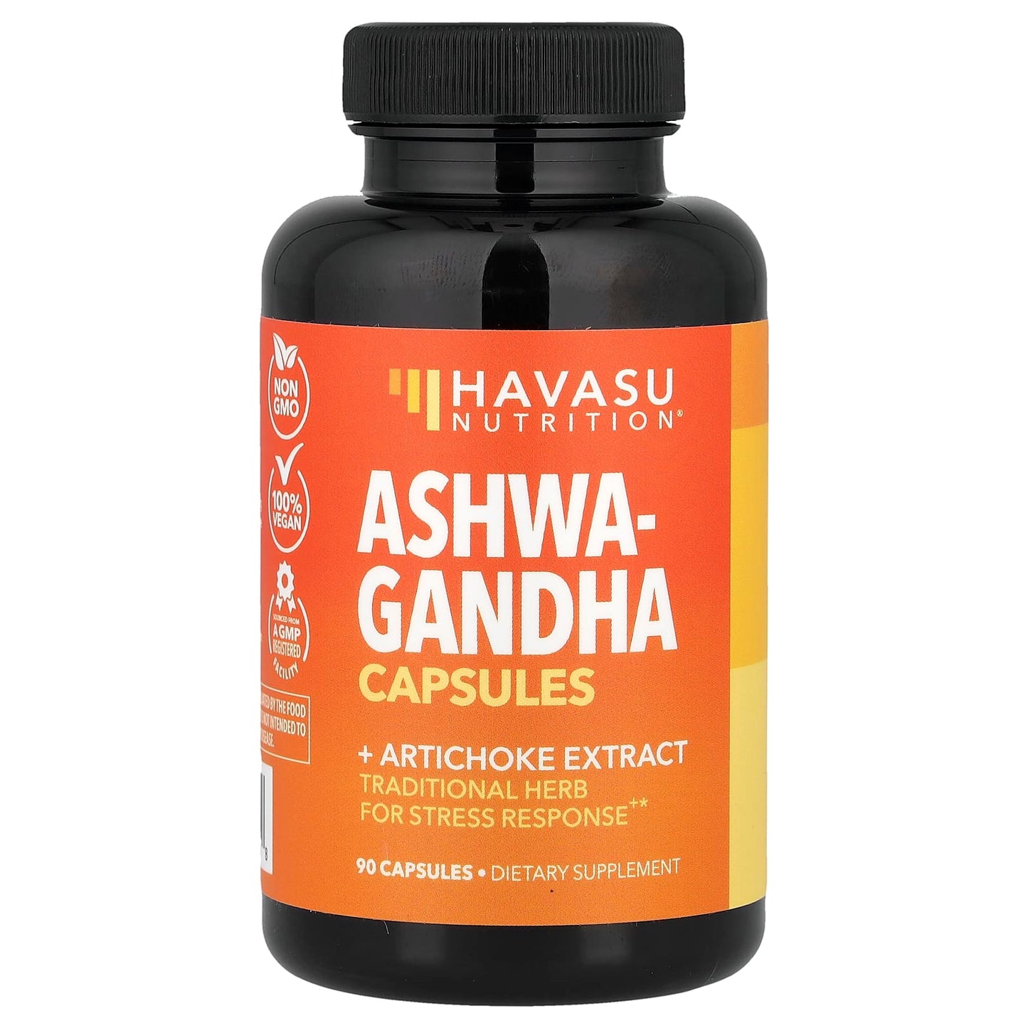 Reduce Stress Naturally with Ashwagandha Supplement by Havasu Nutrition - 90 Capsules - Image 1