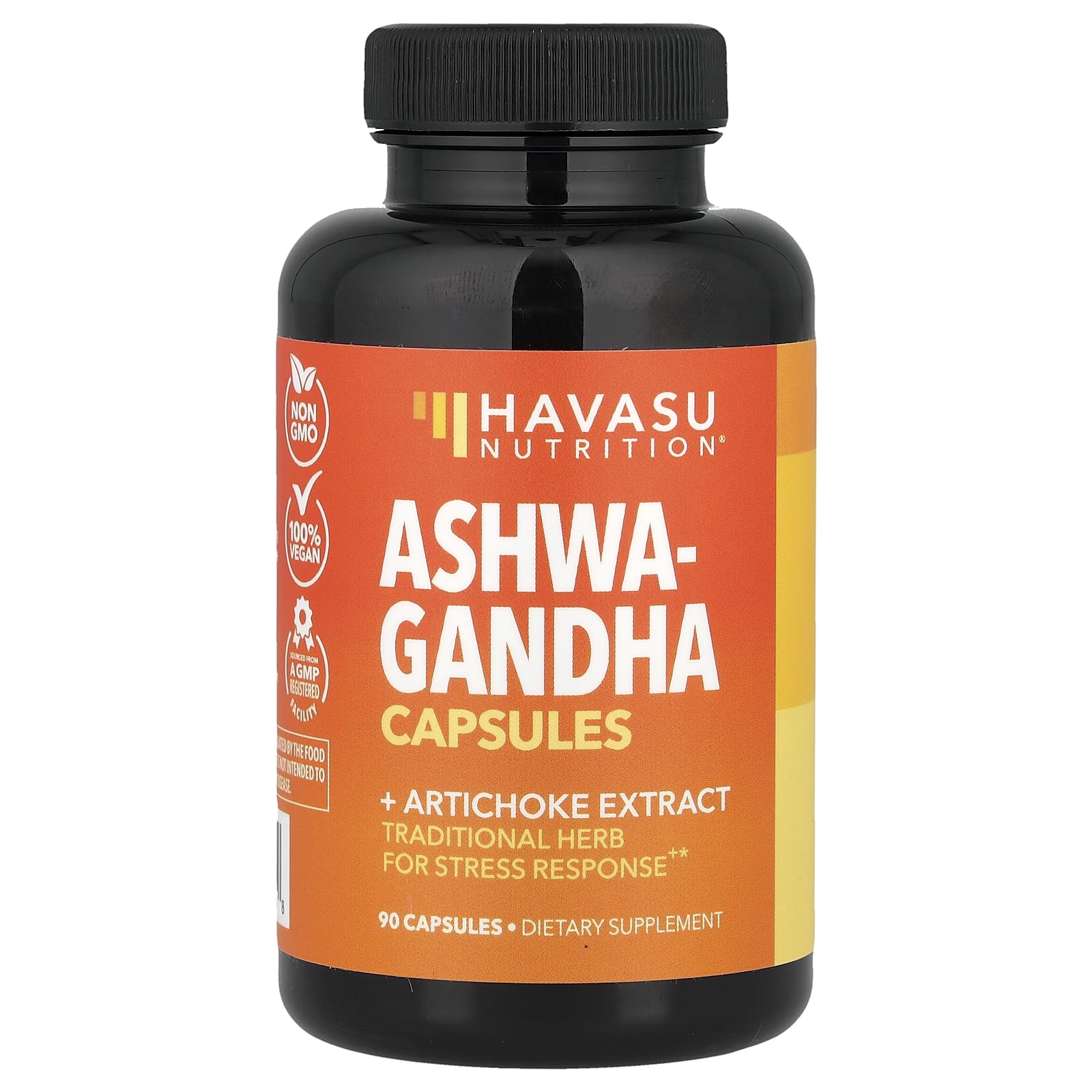 Reduce Stress Naturally with Ashwagandha Supplement by Havasu Nutrition - 90 Capsules - Image 1