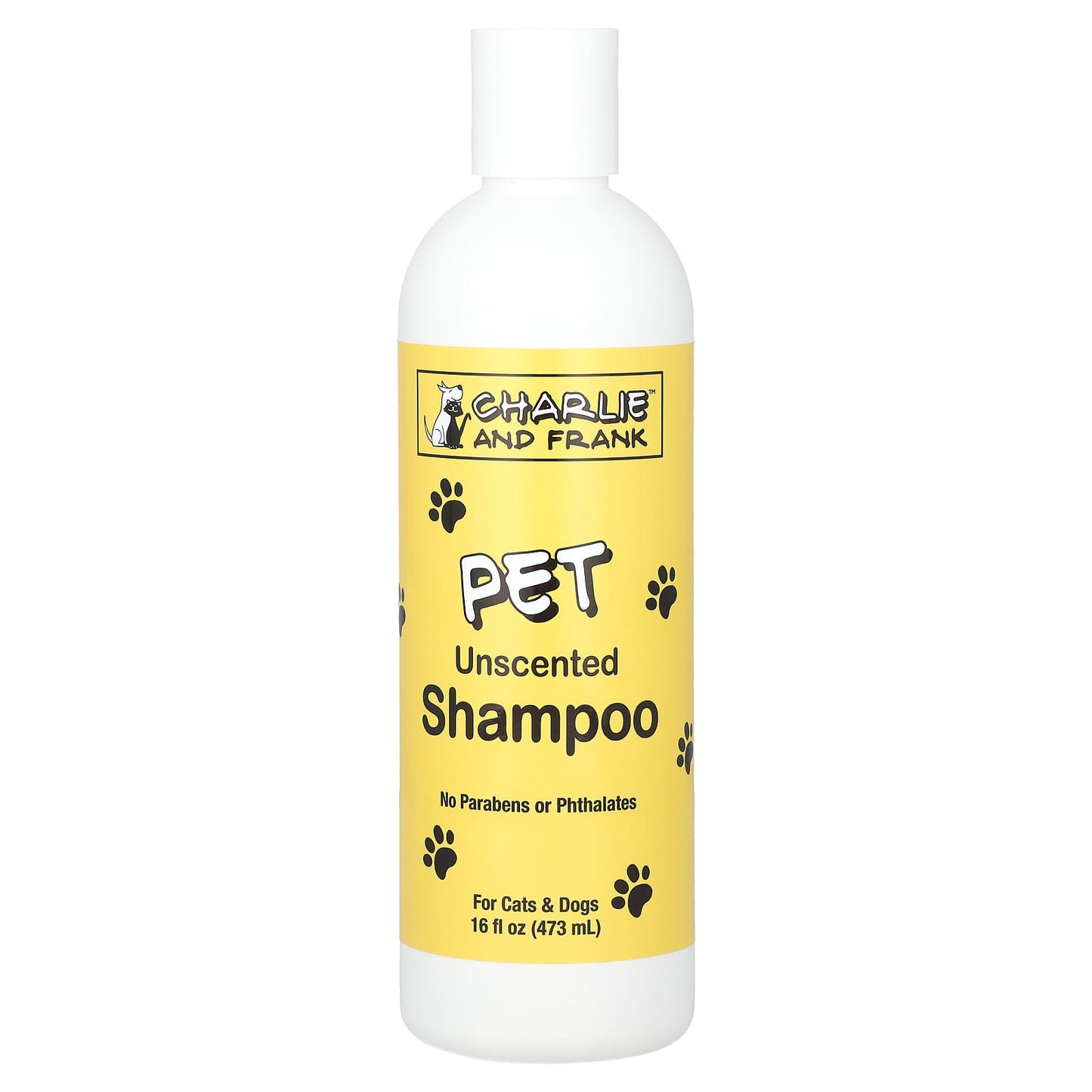 Unscented Pet Shampoo for Cats & Dogs - 16 fl oz by Charlie and Frank - Image 1