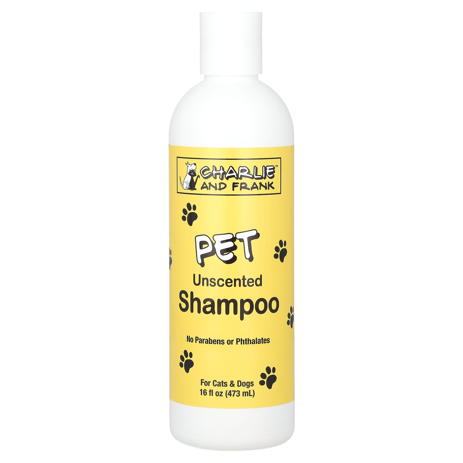 Unscented Pet Shampoo for Cats & Dogs - 16 fl oz by Charlie and Frank - Image 1
