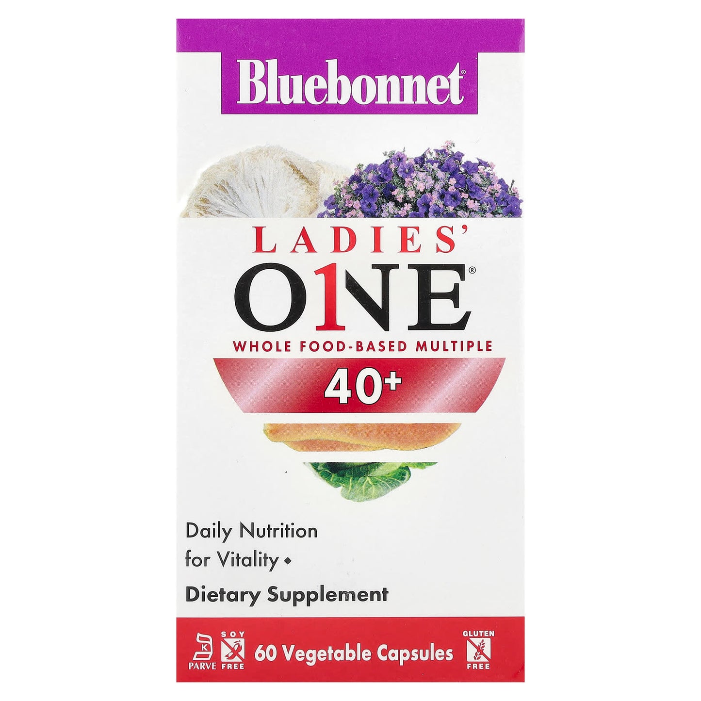 Bluebonnet Nutrition Ladies' One 40+ Daily Multivitamin 60 Capsules - Image 1