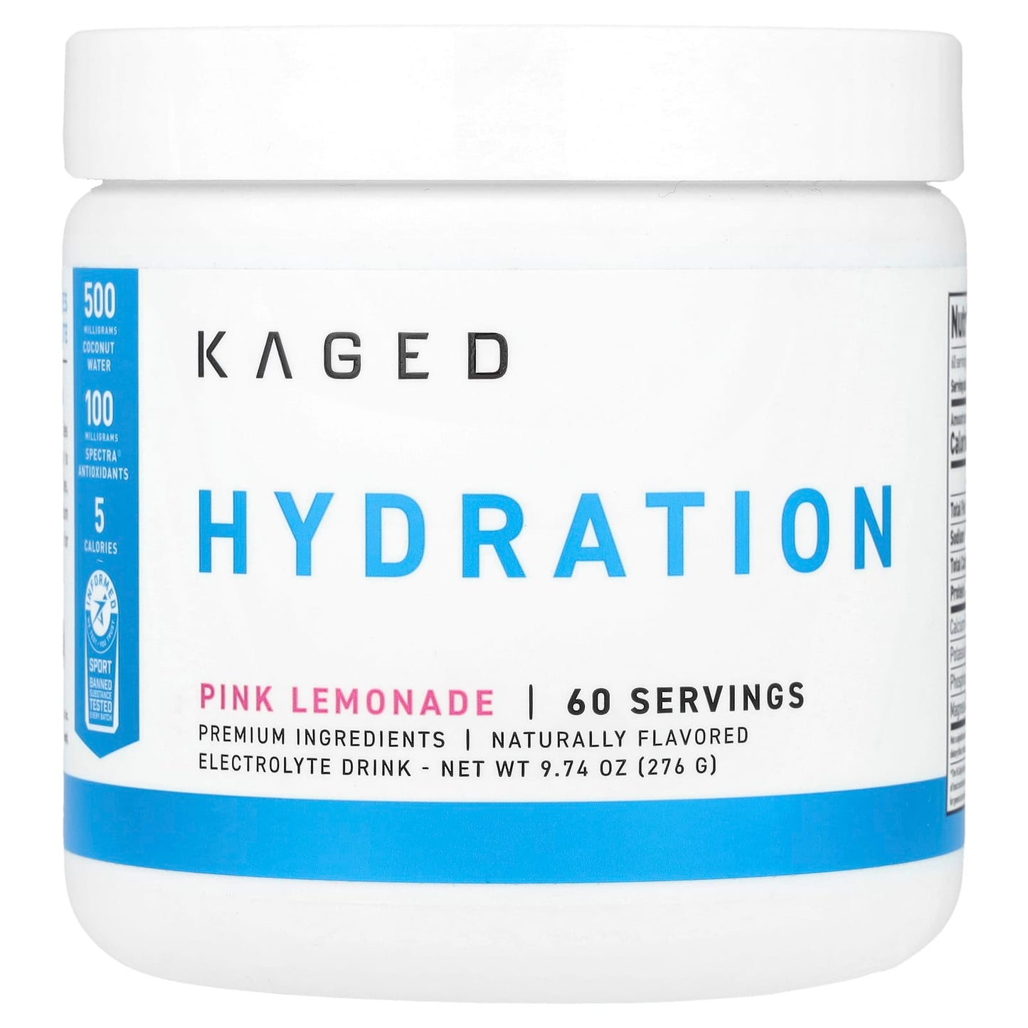 Kaged Hydration - Delicious Electrolyte Drink Mix for Athletes - Image 1