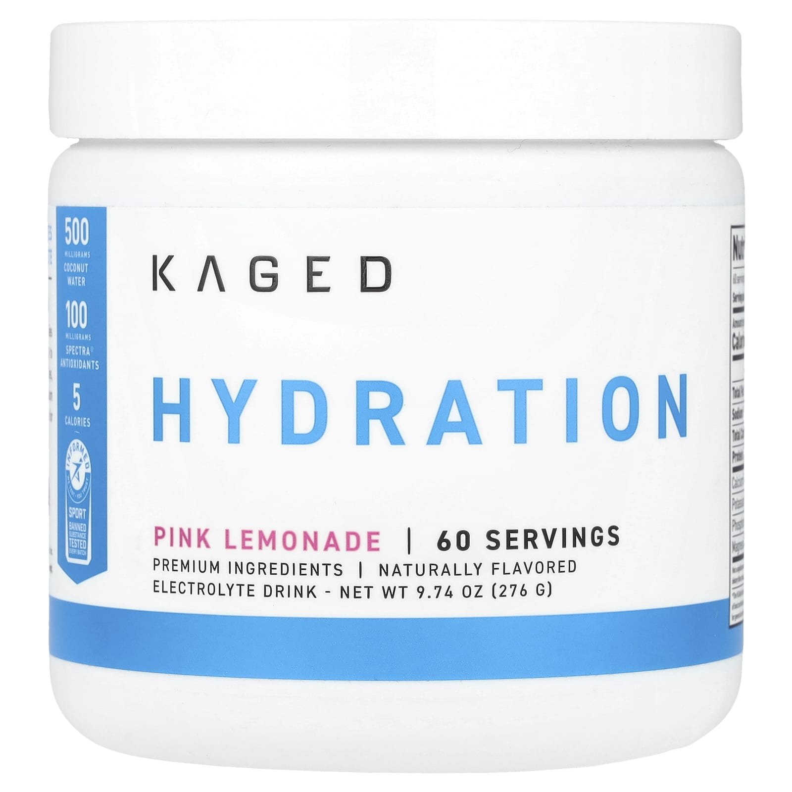 Kaged Hydration - Delicious Electrolyte Drink Mix for Athletes - Image 1