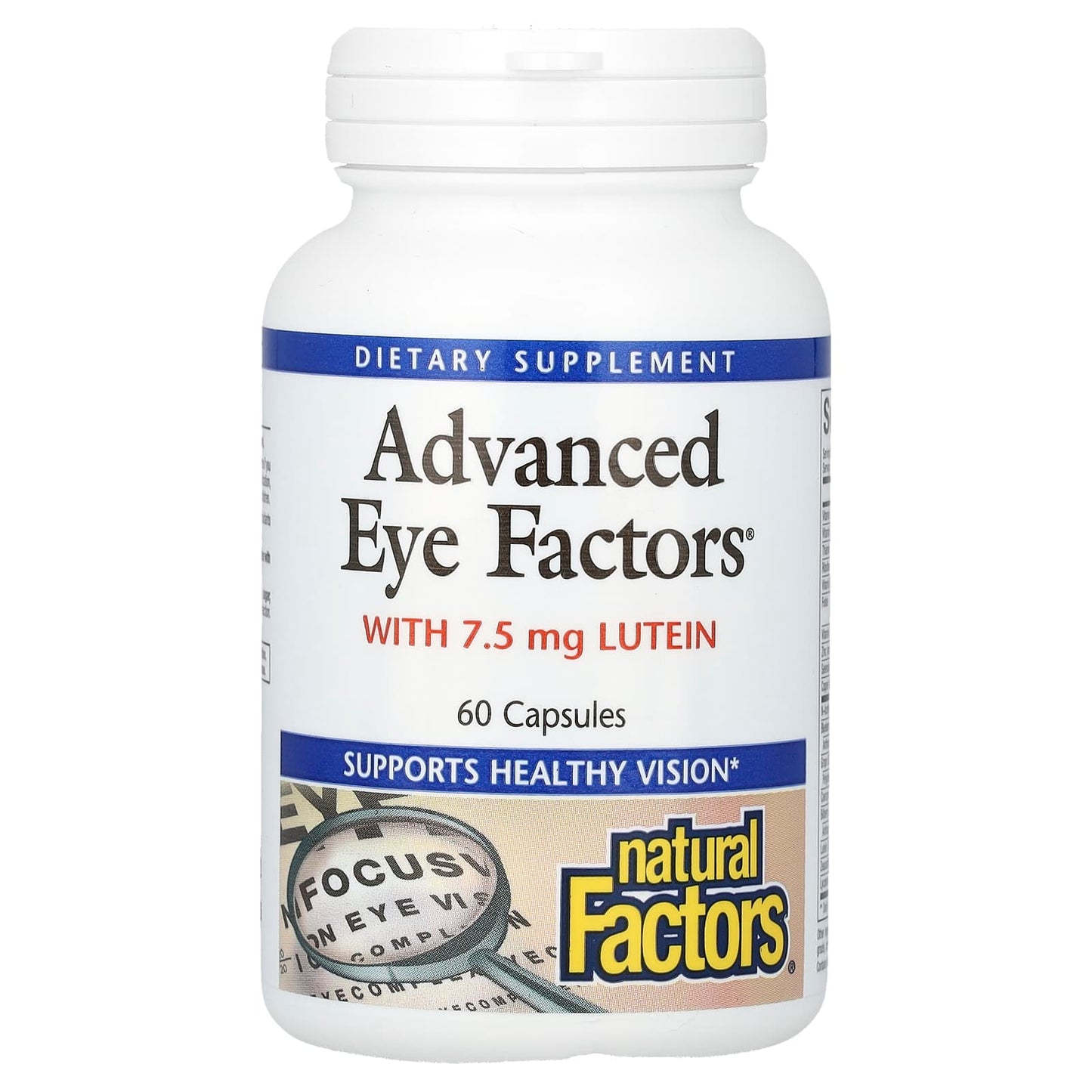 Natural Factors, Advanced Eye Factors, 60 Capsules - Image 1