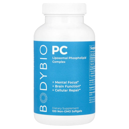 Unlock Brain Focus & Cellular Health with BodyBio's PC Liposomal Complex - Image 1