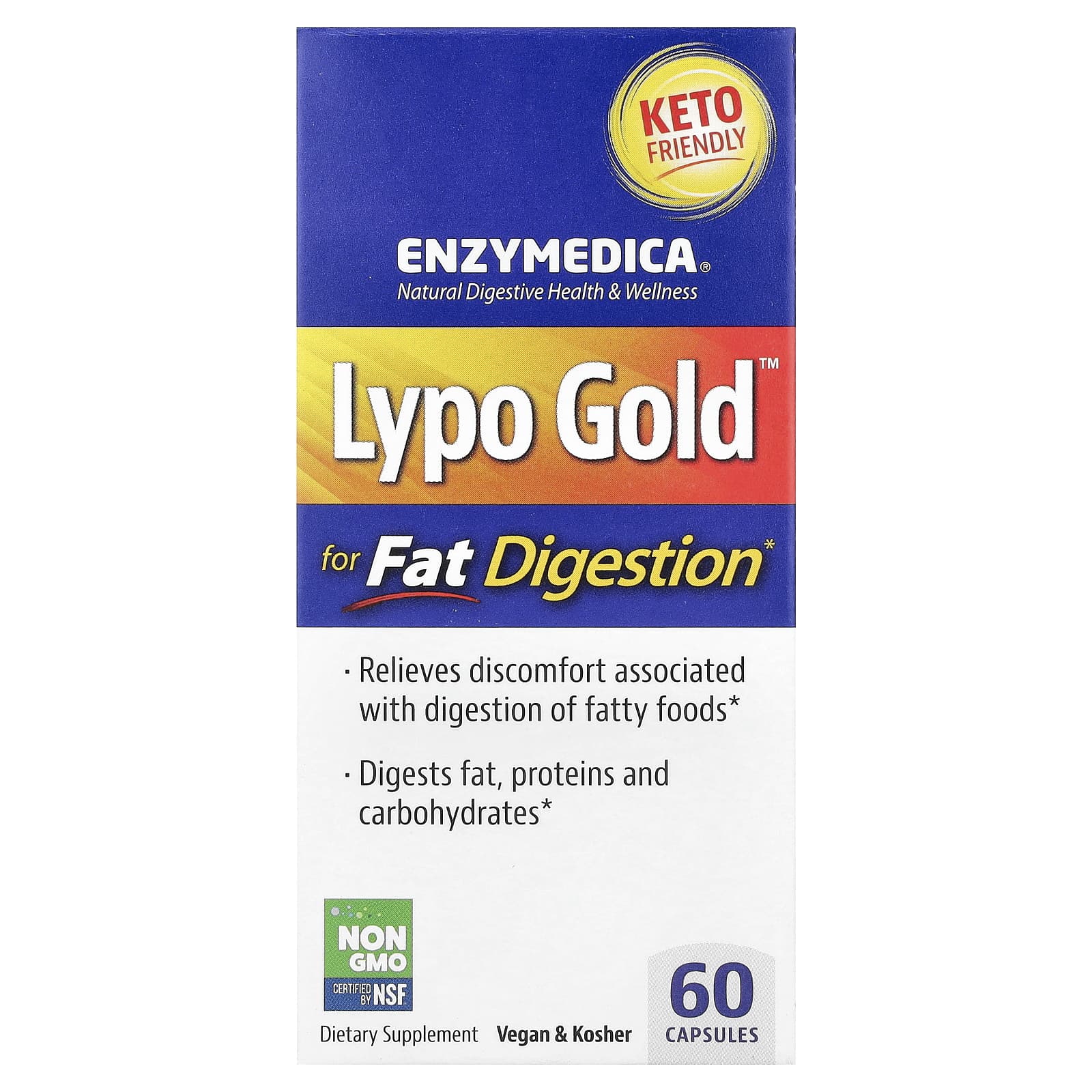 Enzymedica Lypo Gold: Natural Fat Digestion Support for Keto Diet - Image 1
