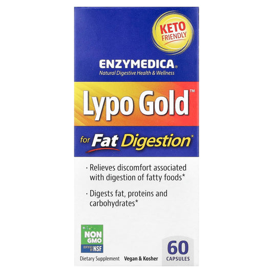 Enzymedica Lypo Gold: Natural Fat Digestion Support for Keto Diet - Image 1