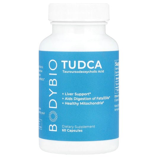 BodyBio TUDCA Liver Support Supplement - 60 Capsules (250mg) - Image 1
