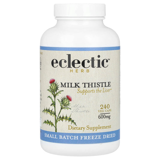 Nature's Liver Support with Eclectic Herb's Milk Thistle 600mg - Image 1