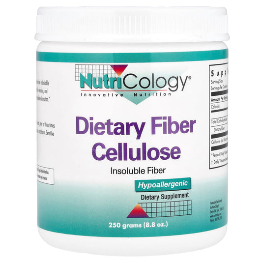 Nutricology, Dietary Fiber Cellulose, 8.8 oz (250 g) - Image 1