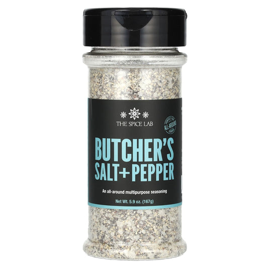 The Spice Lab, Butcher's Salt + Pepper, 5.9 oz (167 g) - Image 1