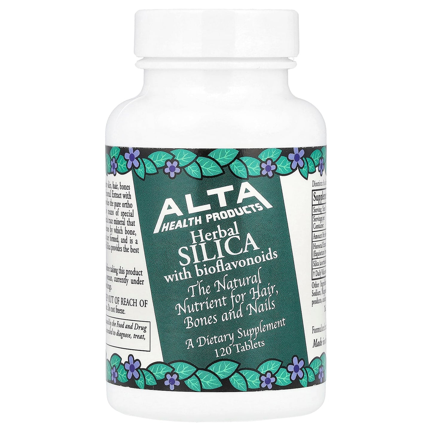 Herbal Silica with Bioflavonoids by Alta Health - 120 Tablets - Image 1