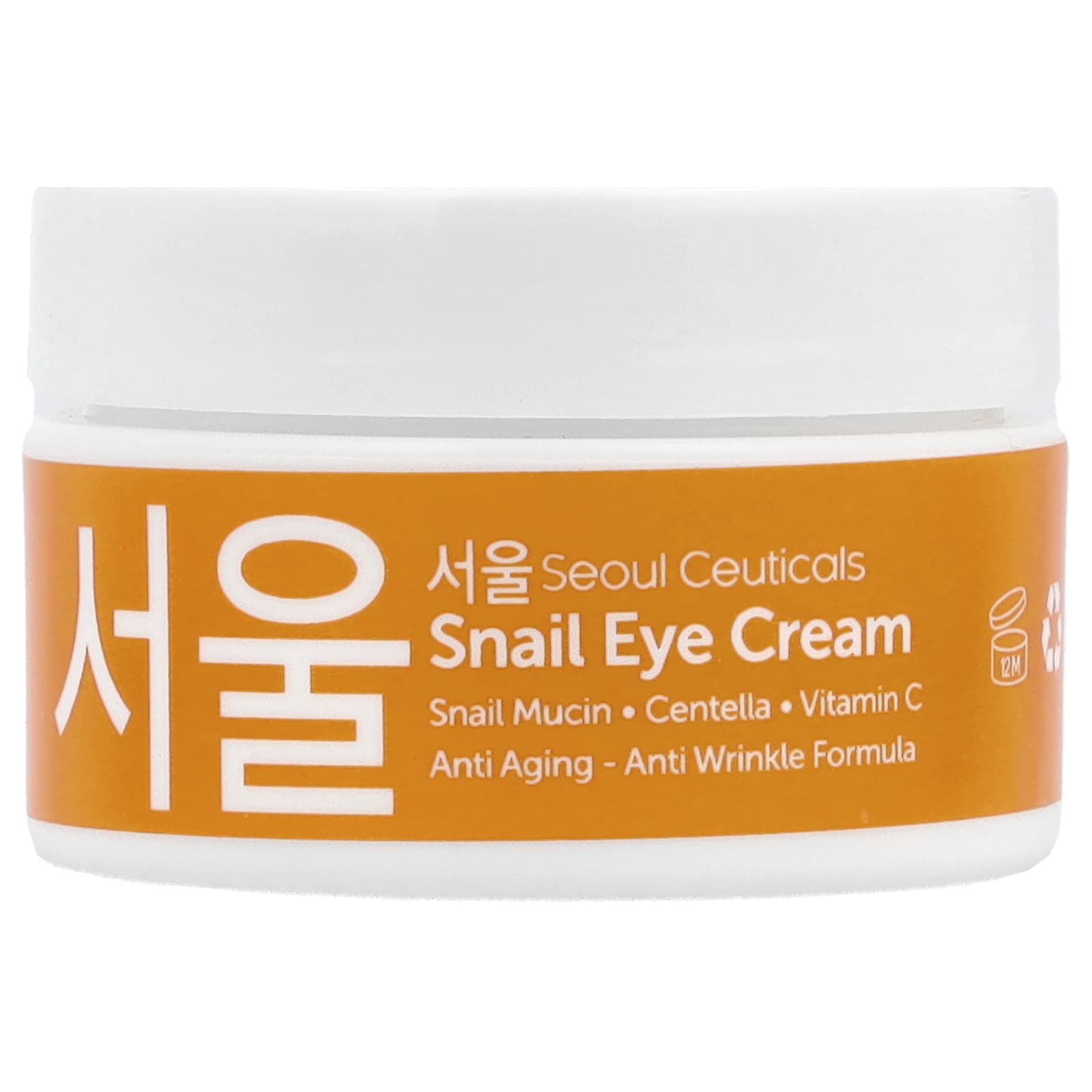 SeoulCeuticals, Snail Eye Cream, 0.5 fl oz (15 ml) - Image 1