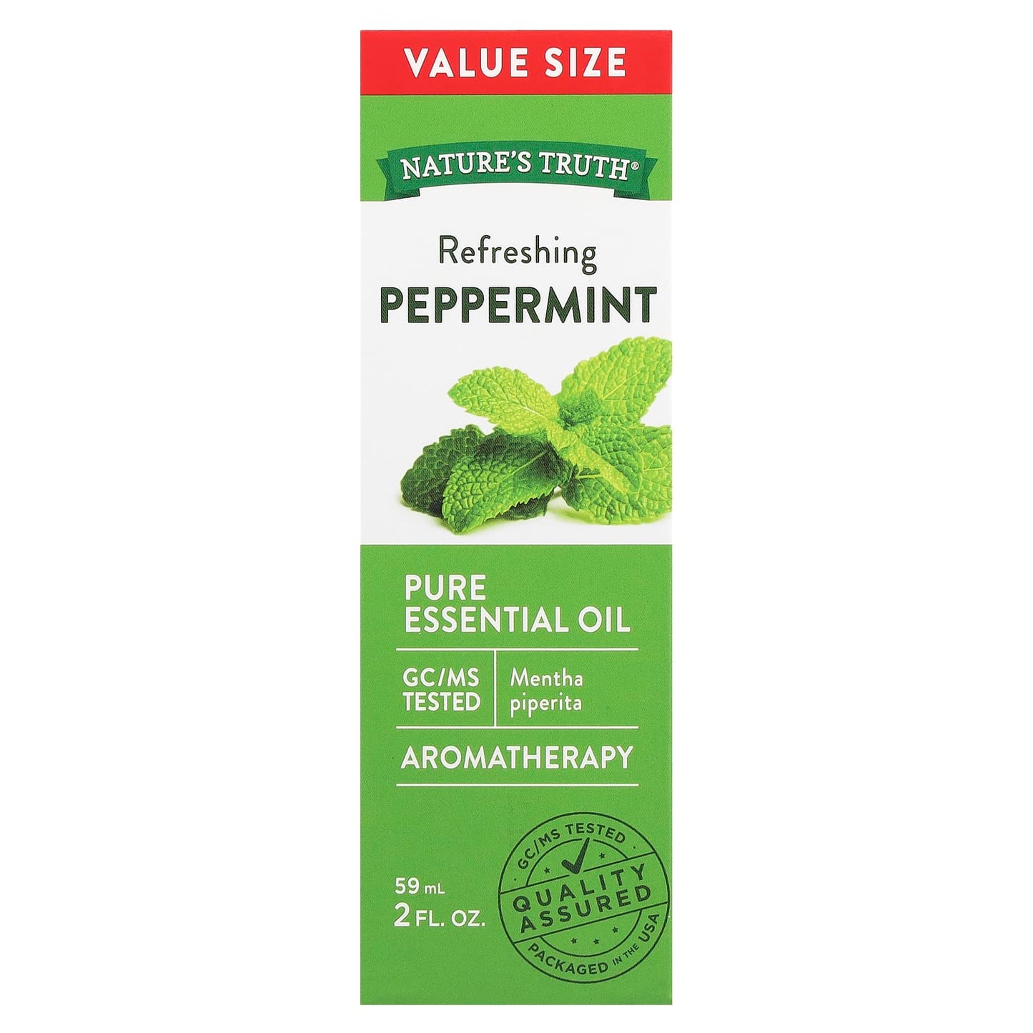 Nature's Truth, Pure Essential Oil, Refreshing Peppermint, 2 fl oz (59 ml) - Image 2