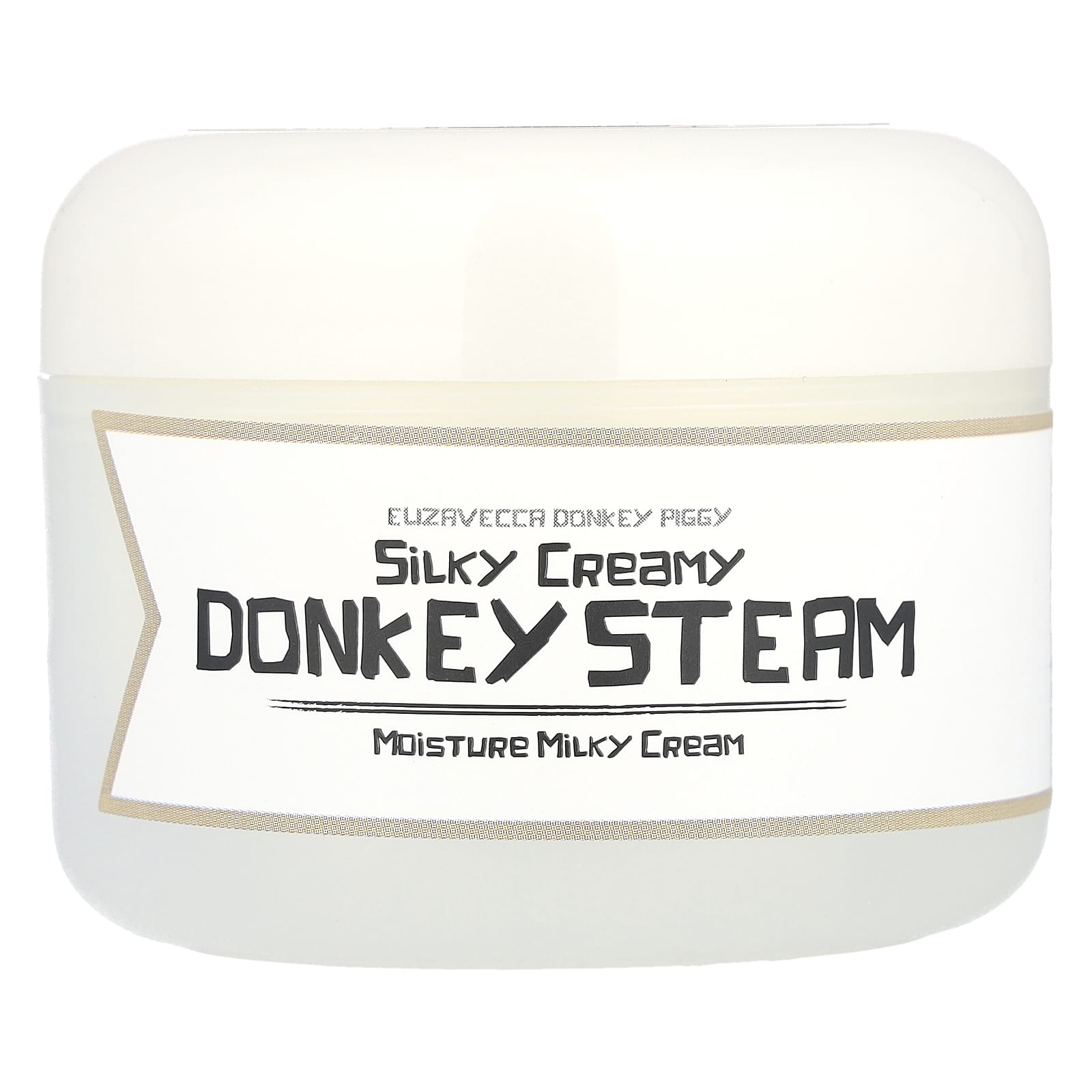 Elizavecca Donkey Silky Cream for Dry Skin, Moisturizing & Anti-Aging - Image 1