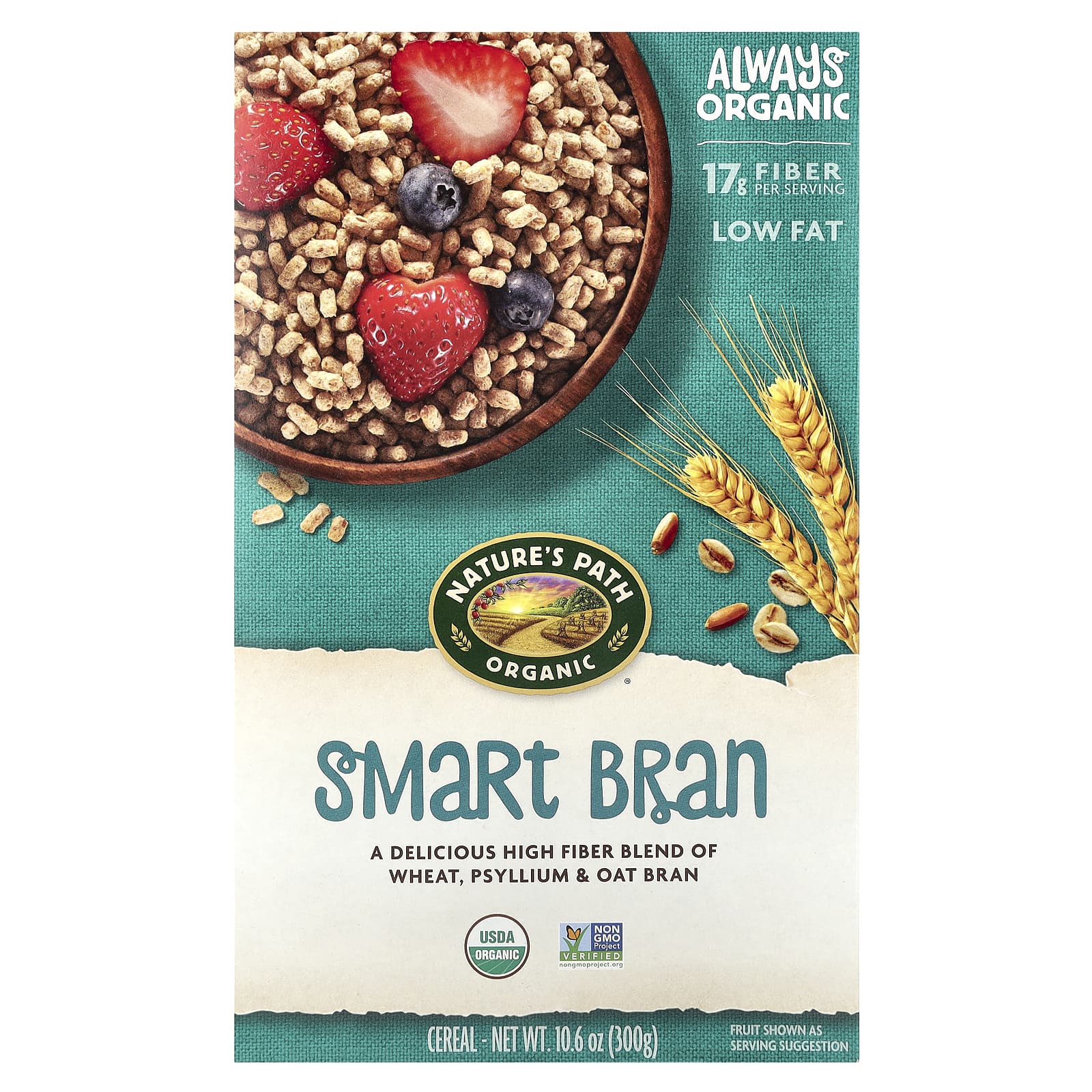 Nature's Path, Organic Smart Bran Cereal, 10.6 oz (300 g) - Image 1