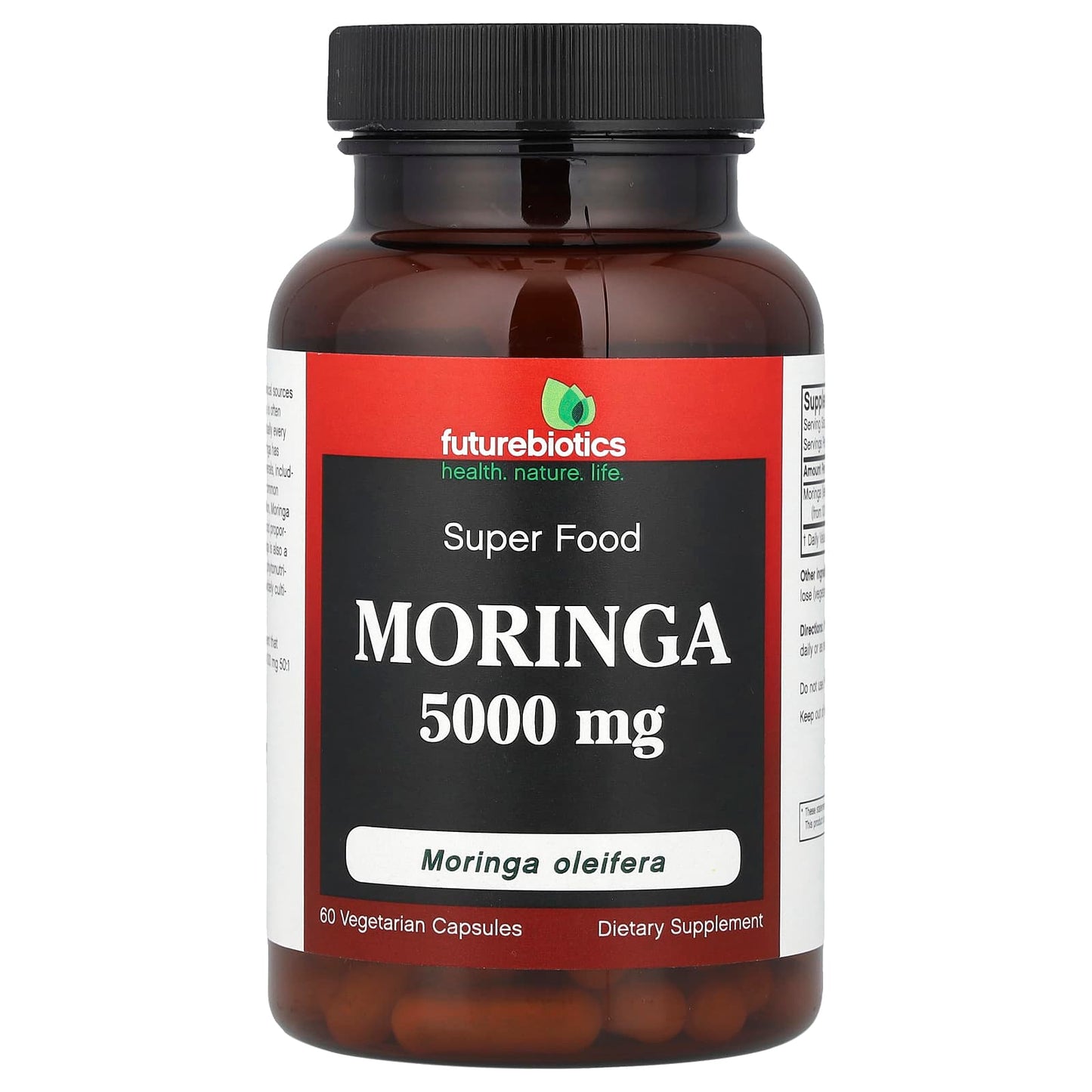Moringa Superfood Supplement by FutureBiotics - 60 Capsules - Image 1