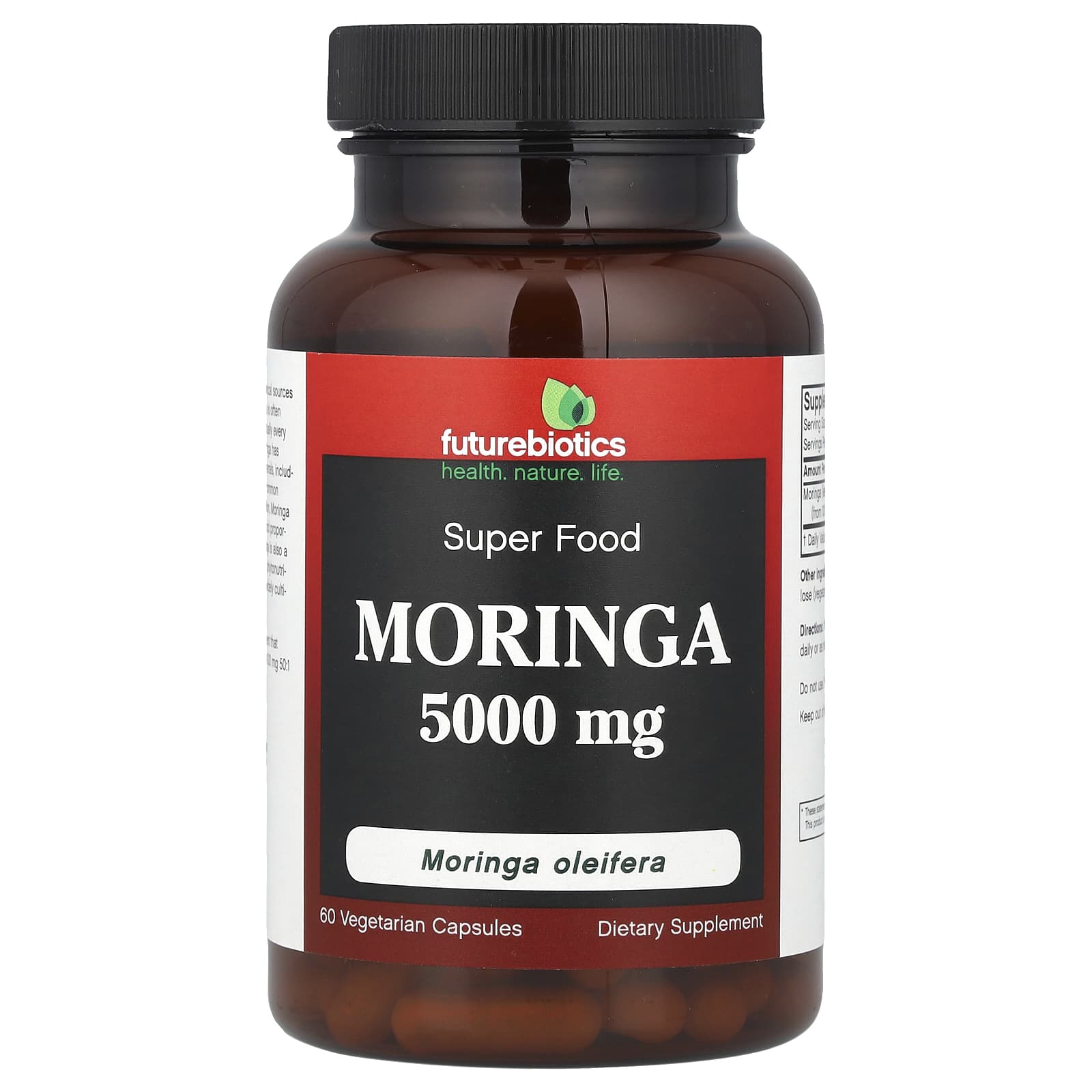 Moringa Superfood Supplement by FutureBiotics - 60 Capsules - Image 1
