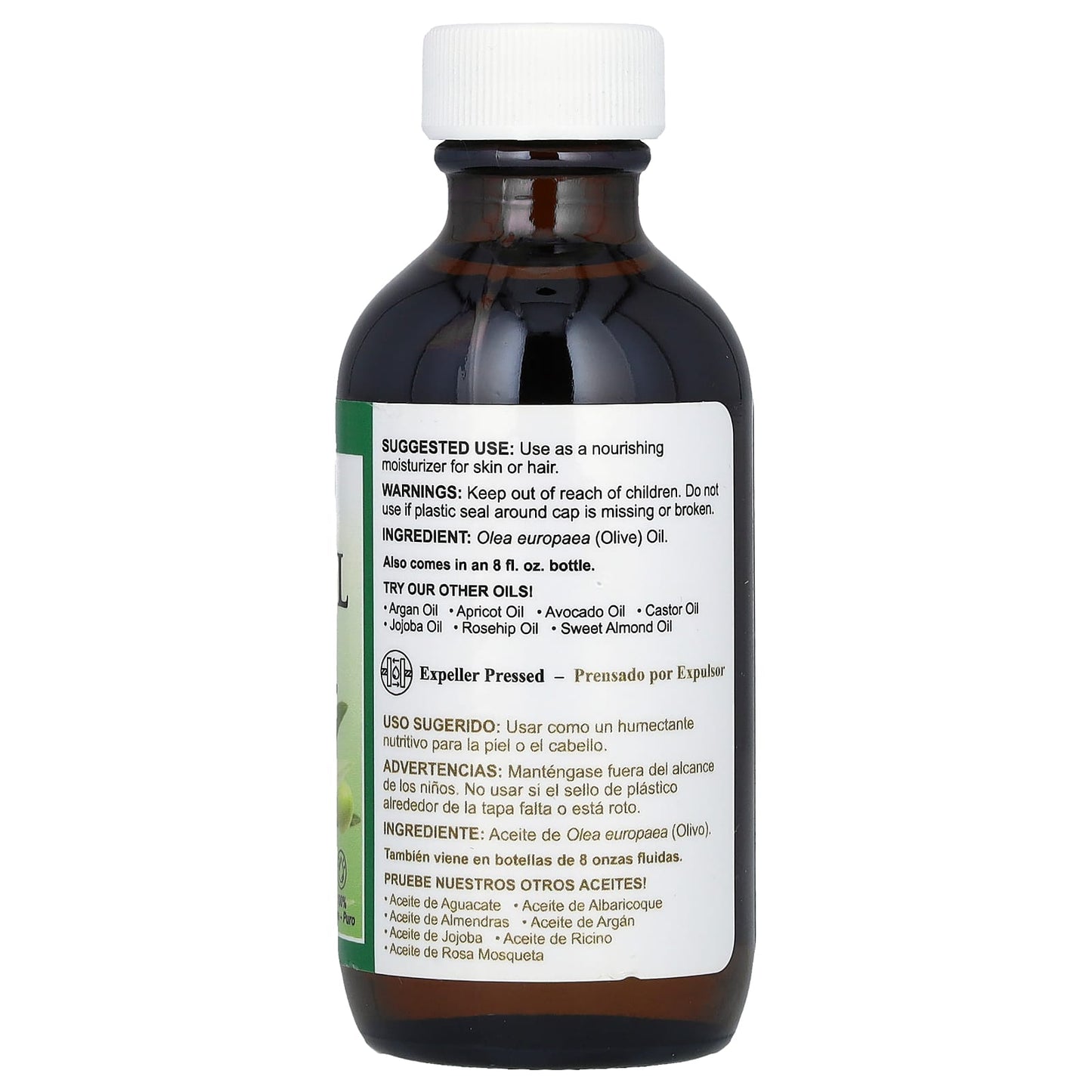De La Cruz 100% Pure Olive Oil Moisturizer for Skin and Hair - Image 2