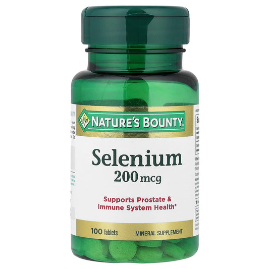 Nature's Bounty, Selenium, 200 mcg, 100 Tablets - Image 1