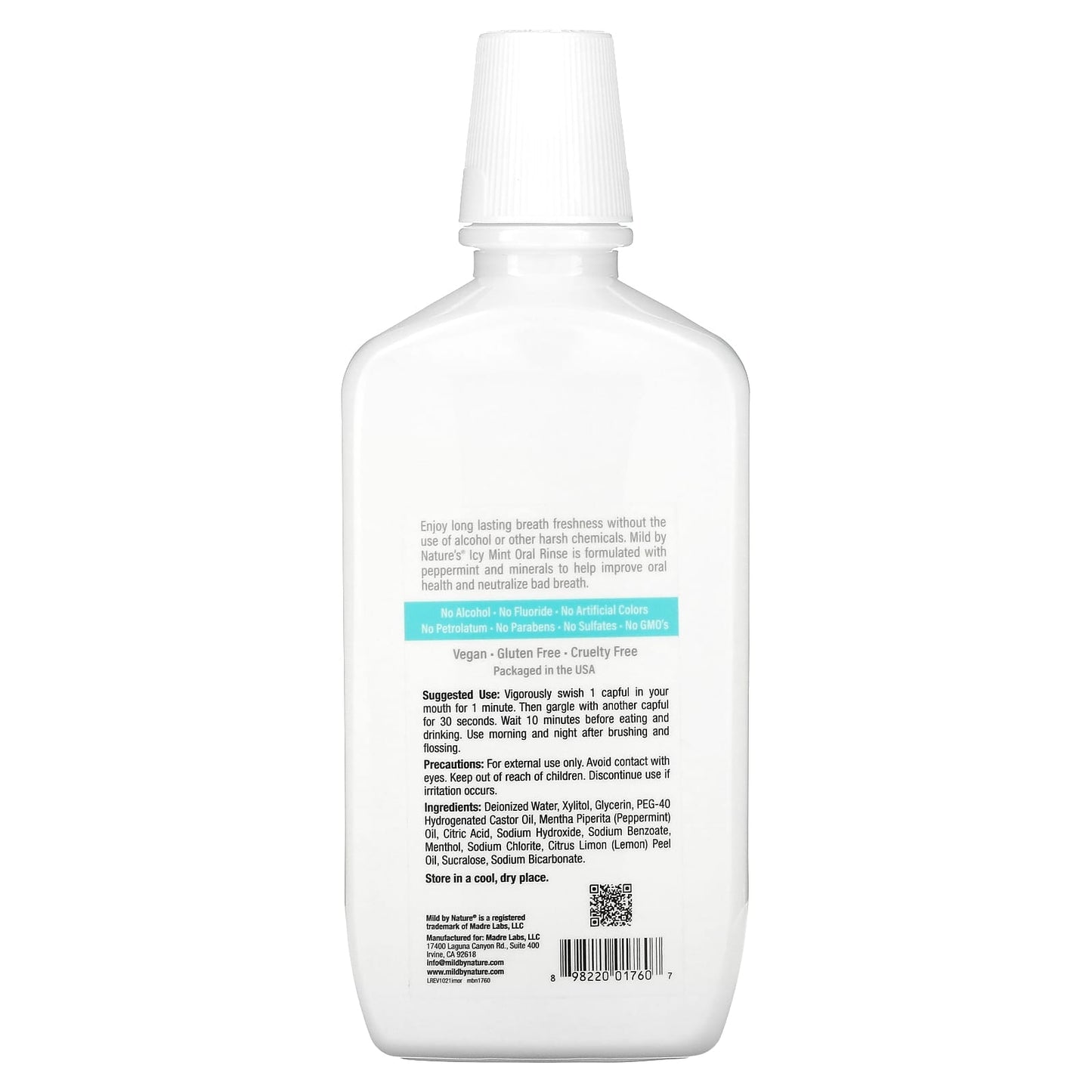 Alcohol-Free Icy Mint Oral Rinse for Fresh Breath - Image 2