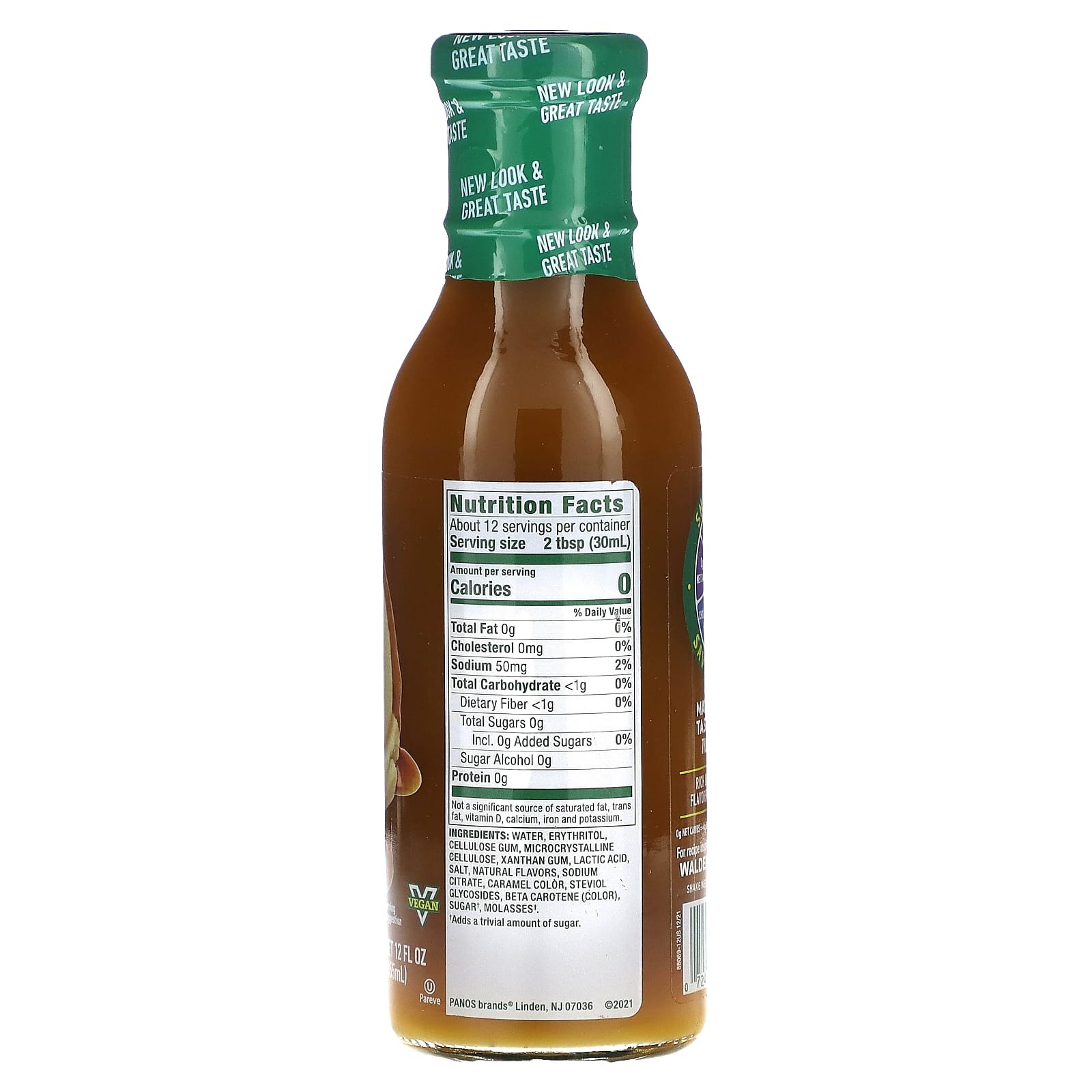 Walden Farms, Caramel Syrup, 12 fl oz (355 ml) - Image 2