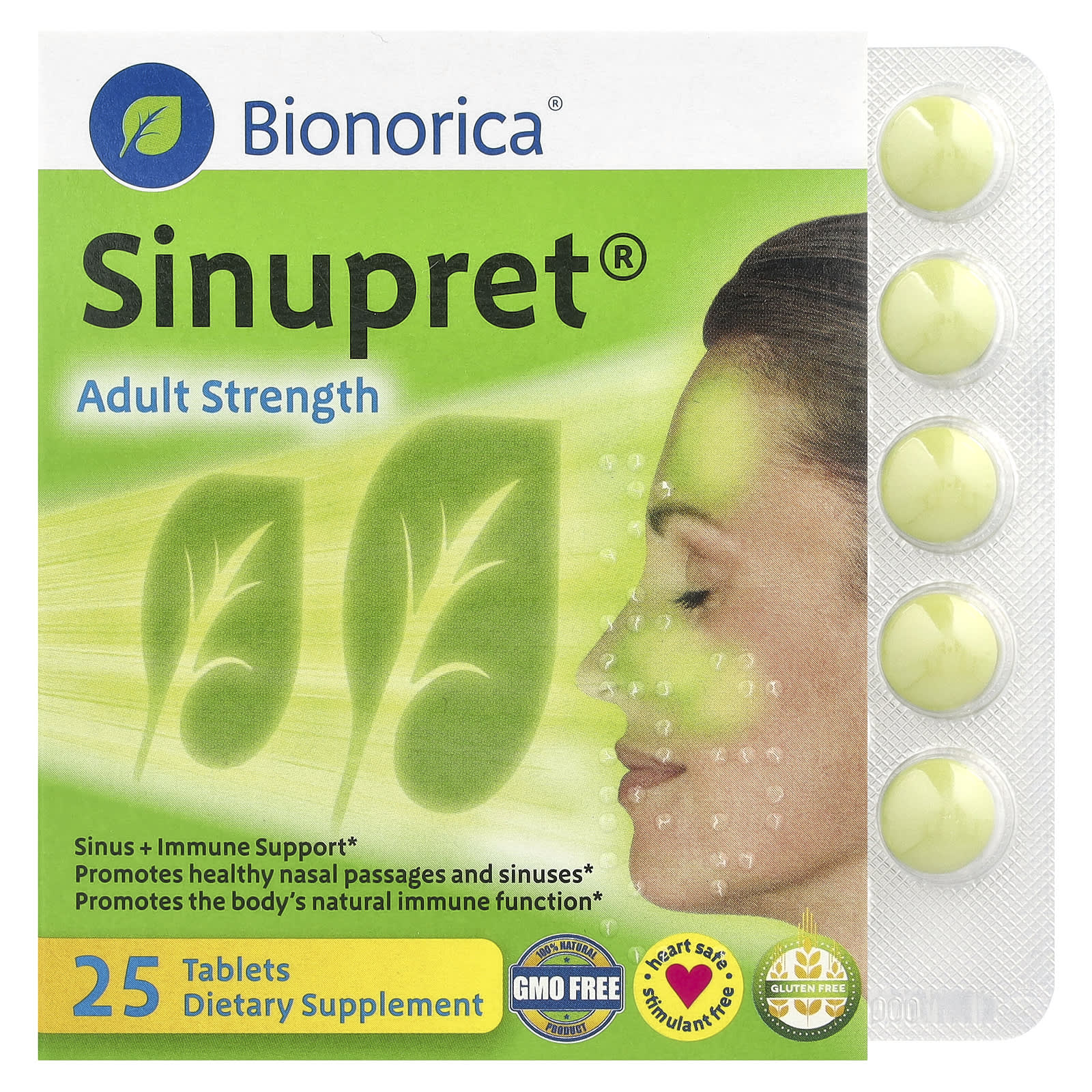 Nature's Relief for Sinus + Immune Support - Sinupret Adult Strength - Image 1