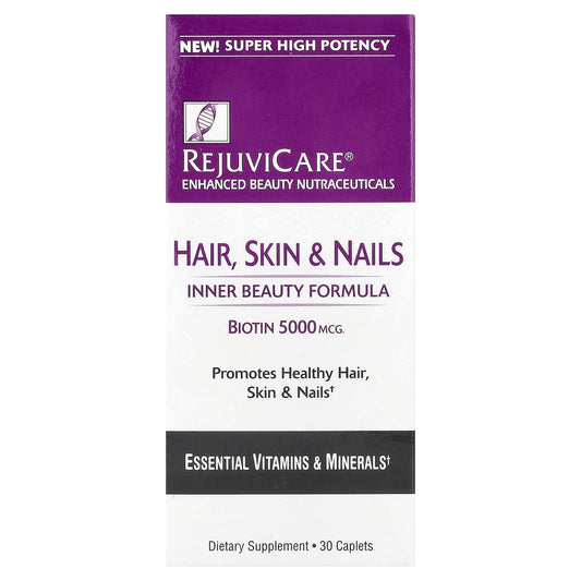 Rejuvicare, Hair, Skin & Nails, Inner Beauty Formula, 30 Caplets - Image 1