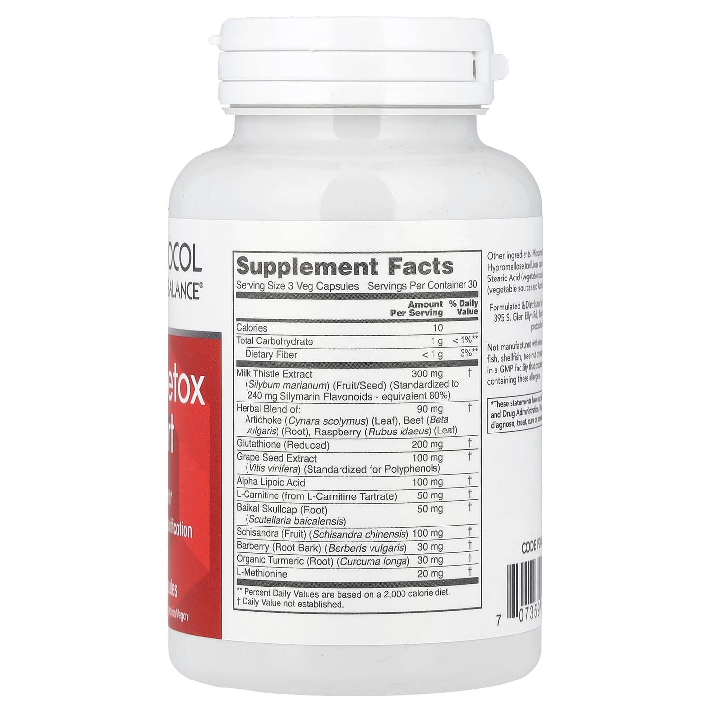 Protocol for Life Balance, Liver Detox Support, 90 Veg Capsules - Image 2