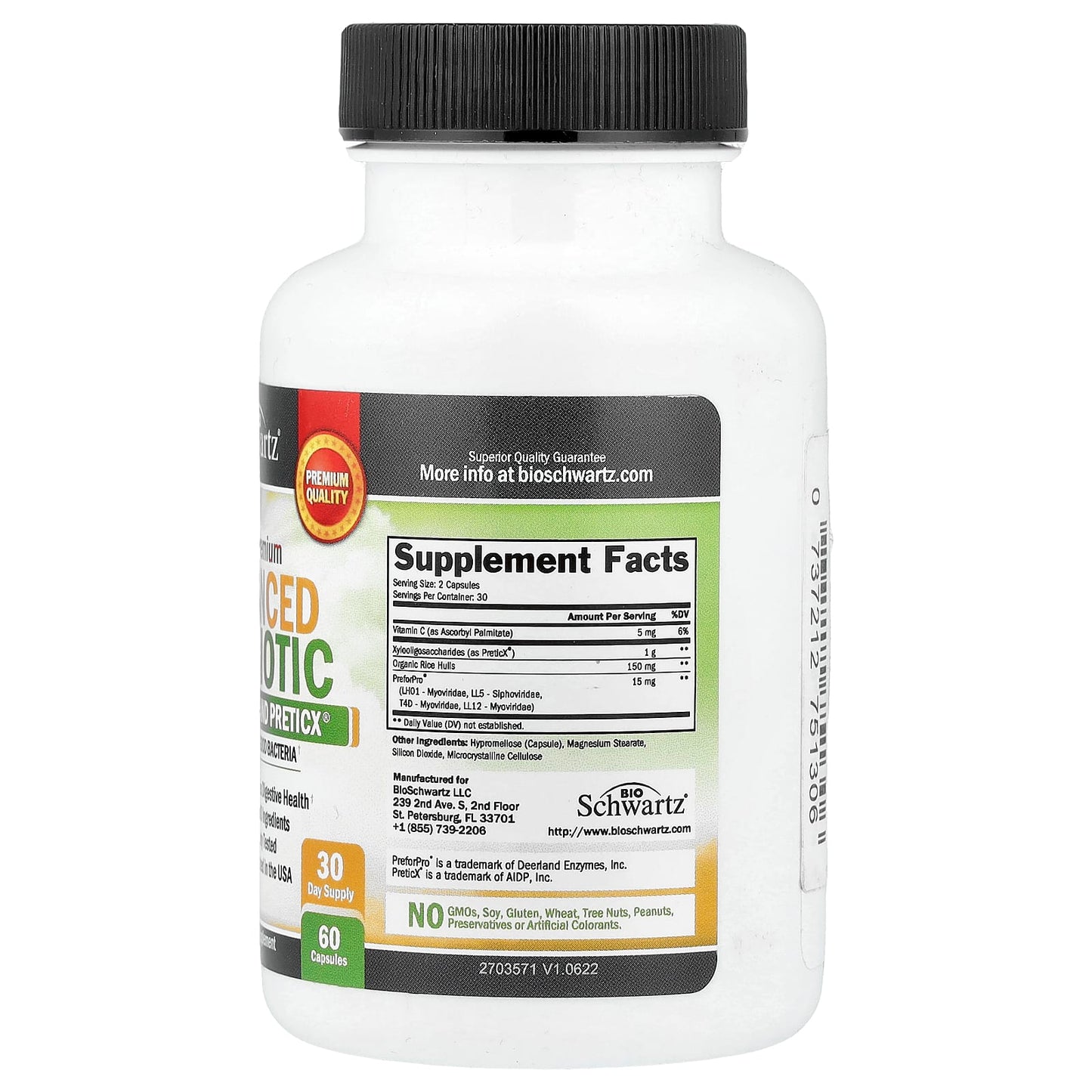 Ultra Premium Advanced Prebiotic Supplement by BioSchwartz - Image 2